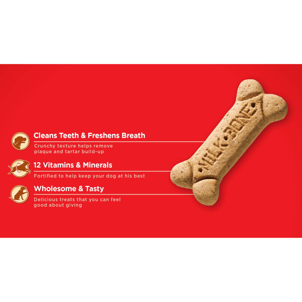 Milk-Bone 79100925018 TV1 Dog Biscuit, M Breed, 10 lb