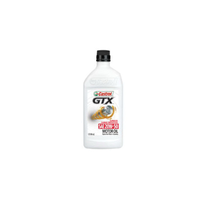 Castrol GTX 12122 Motor Oil, 20W-50, 1 qt
