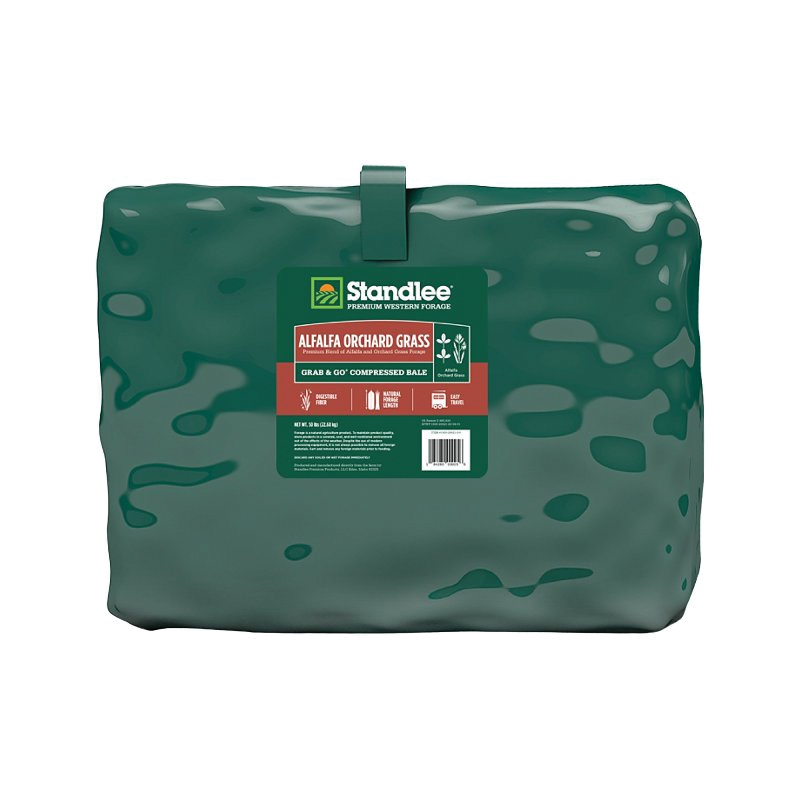 Premium Alfalfa 1500-20021-0-0 Horse Supplement, Compressed Bale, 50 lb Bale