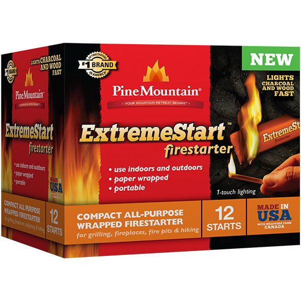 Pine Mountain 516160816 ExtremeStart Fire Starter, 20 min and UP Burn Time