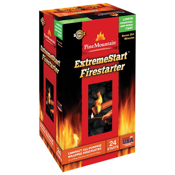Pine Mountain 516160816 ExtremeStart Fire Starter, 20 min and UP Burn Time