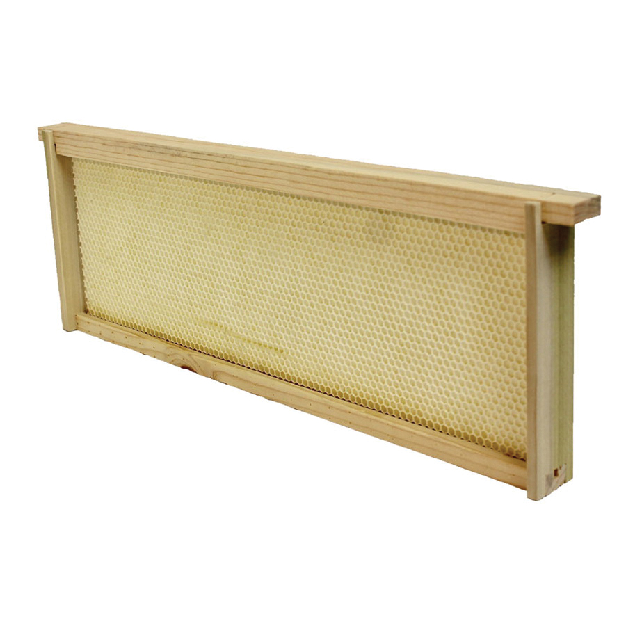 WWFFM-102 Bee Hive Foundation, Plastic/Wood, For: 6-7/8 in Medium Honey Super Boxes