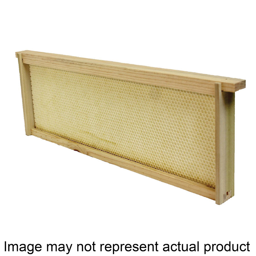 WWFFM-102 Bee Hive Foundation, Plastic/Wood, For: 6-7/8 in Medium Honey Super Boxes