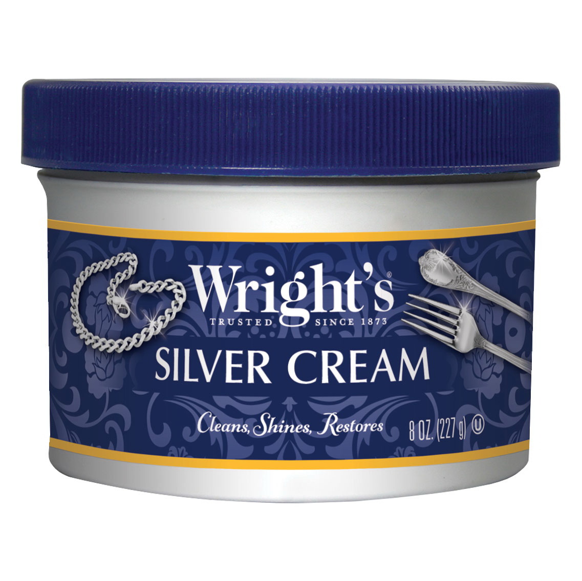 014 Silver Cream, 8 oz Jar, Paste, Mild, Pink