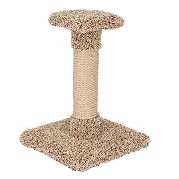 Ware 01001 Kitty Cactus, 14 in L, 13 in W, 18 in H, Carpet, Sisal Covering