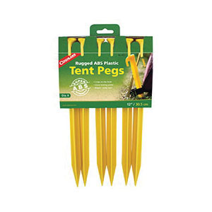 9312 Tent Peg, 12 in L, ABS