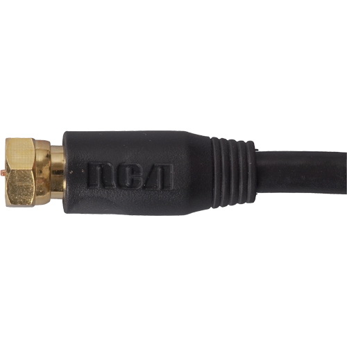 VH625R RG6 Coaxial Cable, Black Sheath, 25 ft L