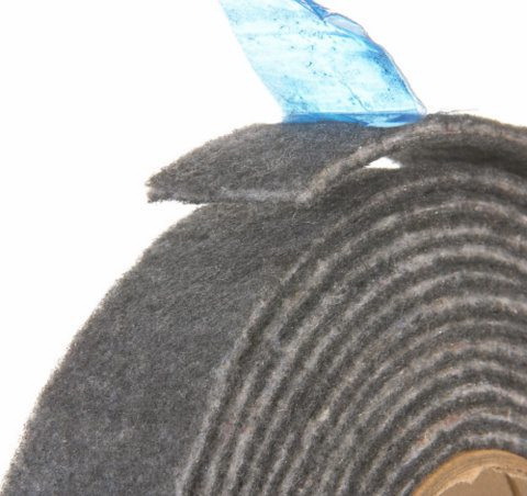 Frost King S258/17H Weatherstrip, 5/8 in W, 3/16 in Thick, 17 ft L, Felt, Gray