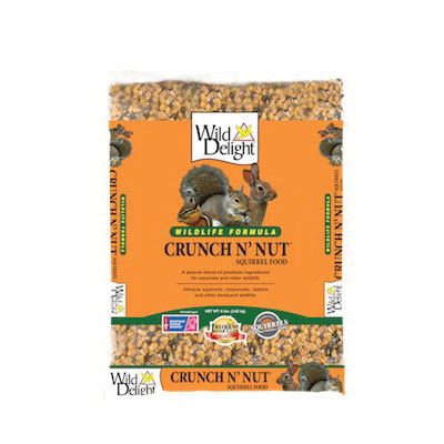 Wild Delight Crunch N' Nut 362080 Squirrel Food, 8 lb Poly Bag