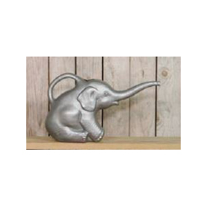 Union Products 63182 Elephant Watering Can, 2 qt Can, Polyethylene, Gray - 1