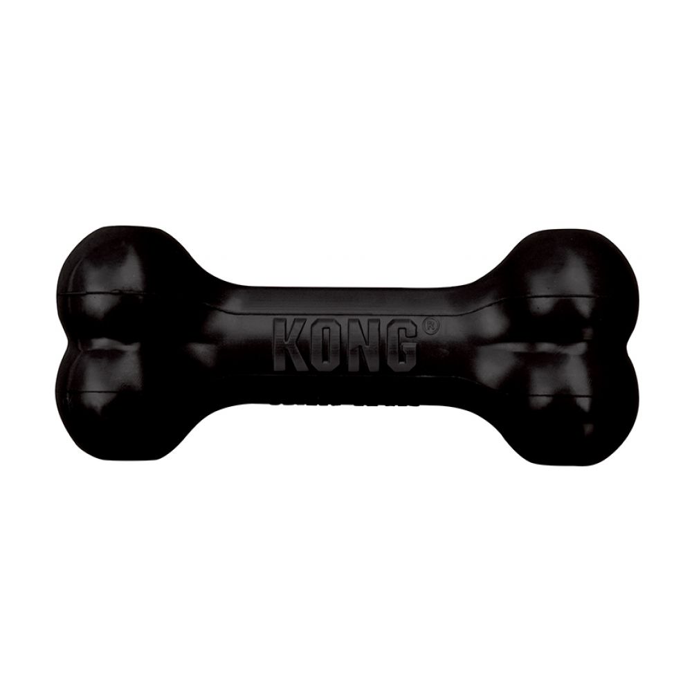 Kong Extreme Goodie Bone 10012 Dog Toy, M, Bone, Rubber, Black