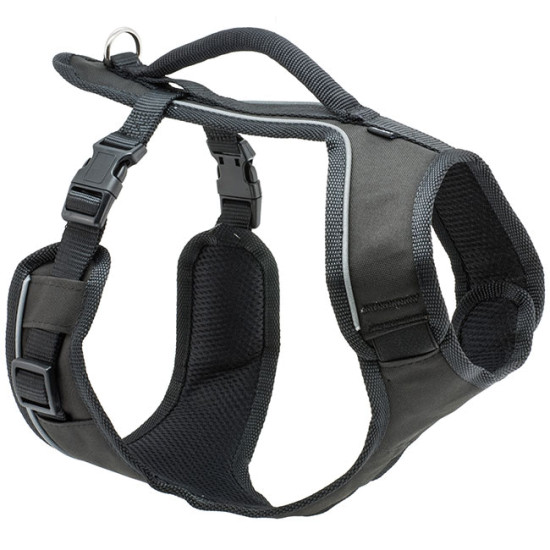 PetSafe EasySport ESPH-S-BLK Dog Harness, S Breed, Black, 20 to 30 lb, Quick-Snap, Nylon, Black