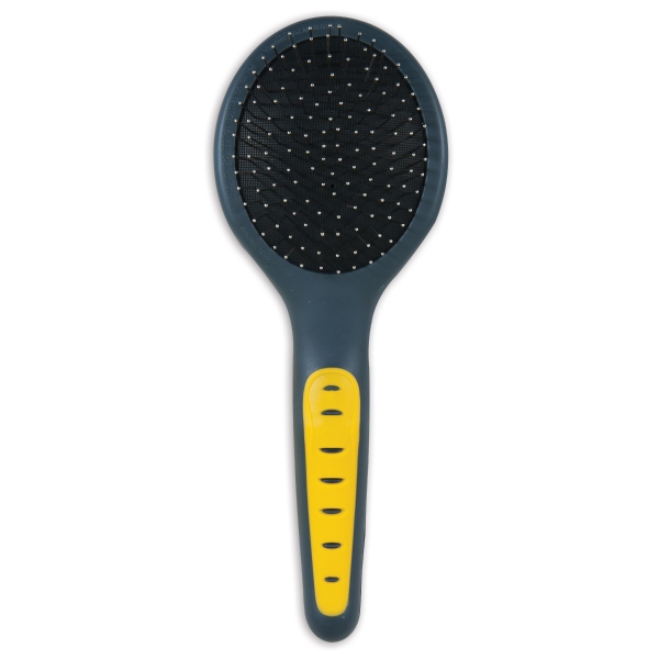 65004 Pin Brush, Gray/Yellow