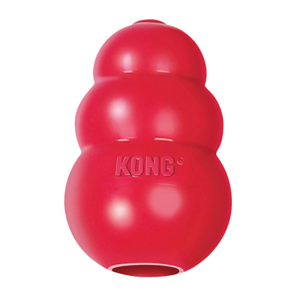 Classic T3 Dog Toy, S, Rubber, Red