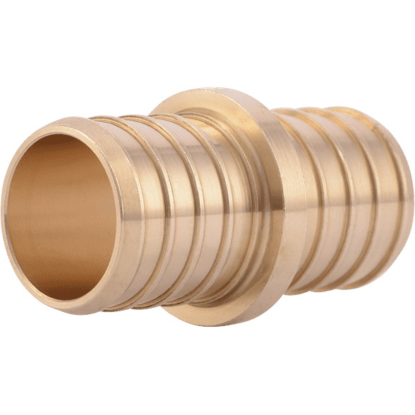 UC020LF Coupling, 1 in, Barb x Crimp, Brass, 80 to 160 psi Pressure