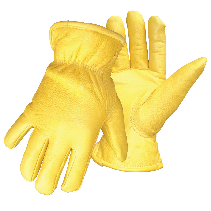 7185J Insulated Driver Gloves, Men's, XL, Elastic Cuff, Yellow