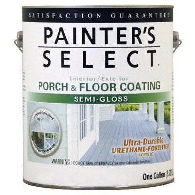 EasyCare USGF4-GL Porch & Floor Paint, Semi-Gloss, Tile Red, 1 gal, 250 to 450 sq-ft/gal Coverage Area