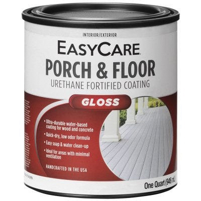 EasyCare UGFD-QT Porch & Floor Paint, Gloss, Deep Base, 1 qt