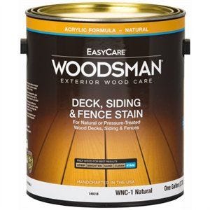 EasyCare WOODSMAN WNC1-GL Exterior Stain, Natural, Liquid, 1 gal