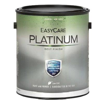 EasyCare WAESGT-GL Latex Paint, Semi-Gloss, Tint Base, 1 gal, 35 deg F