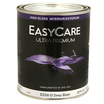 EasyCare EZGXP-GL Latex Paint, High-Gloss Sheen, Pastel Base, 1 gal