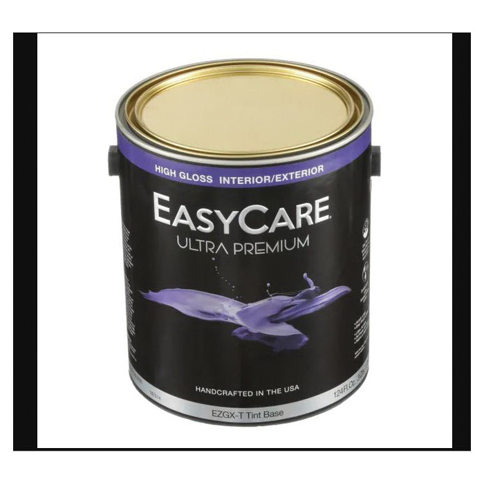 EasyCare EZGXT-GL Latex Paint, High-Gloss Sheen, Tint Base, 1 gal