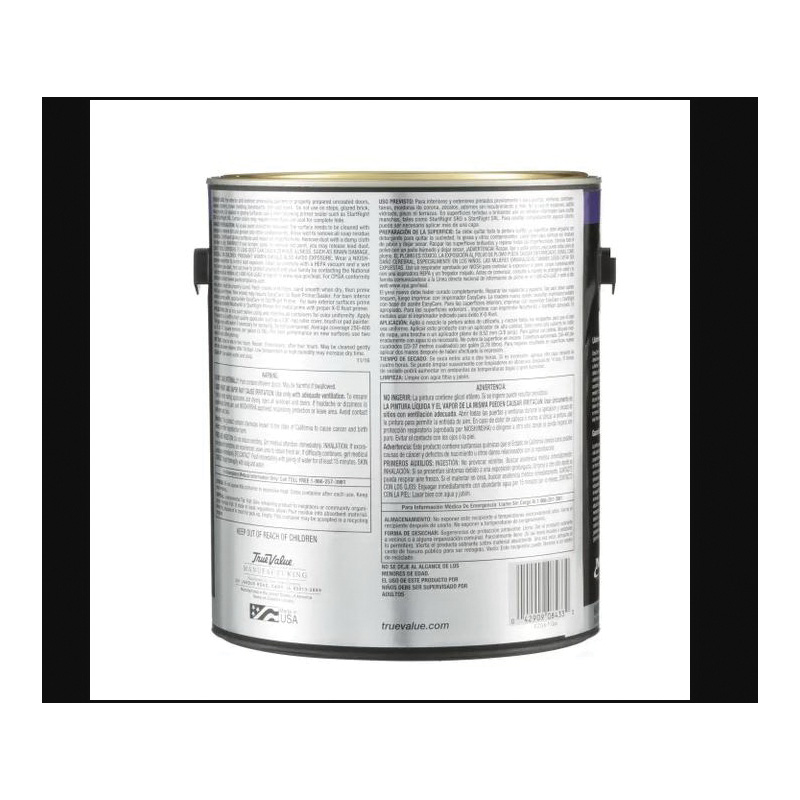 EasyCare EZGXT-GL Latex Paint, High-Gloss Sheen, Tint Base, 1 gal