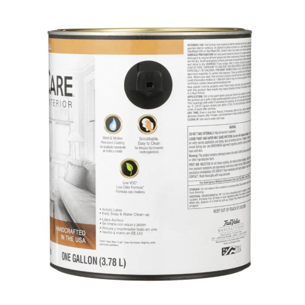 EasyCare ECE1-GL Interior Paint, Latex, White, Eggshell, 1 gal