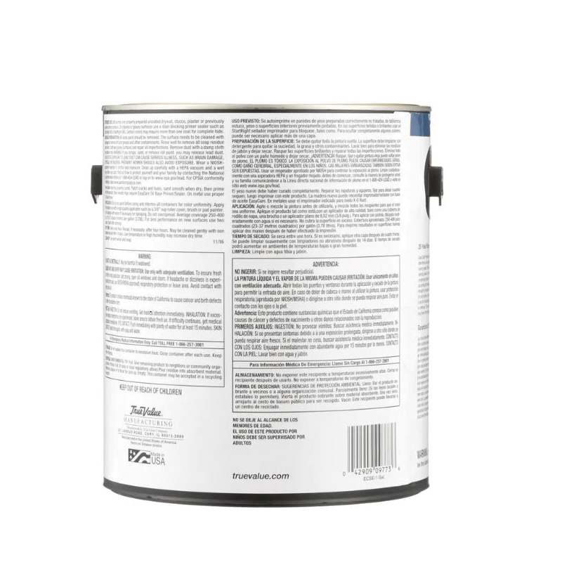 EasyCare ECSEP-GL Interior Paint, Latex, Pastel, Satin, 1 gal