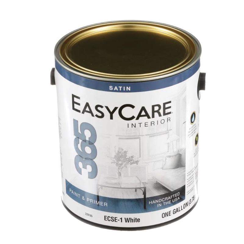 EasyCare ECSEP-GL Interior Paint, Latex, Pastel, Satin, 1 gal
