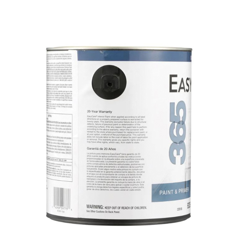 EasyCare ECSEP-GL Interior Paint, Latex, Pastel, Satin, 1 gal