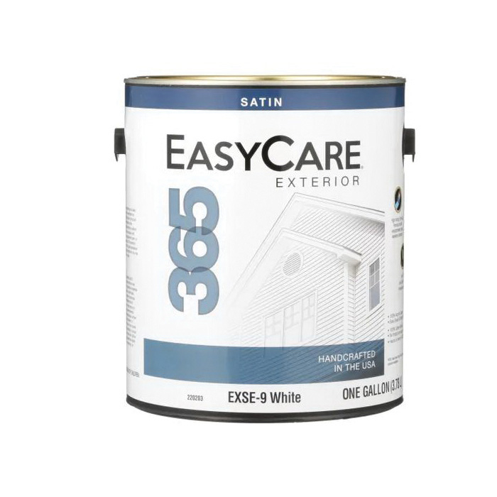 EasyCare EXSE9-GL Latex Paint, Satin, White, 1 gal