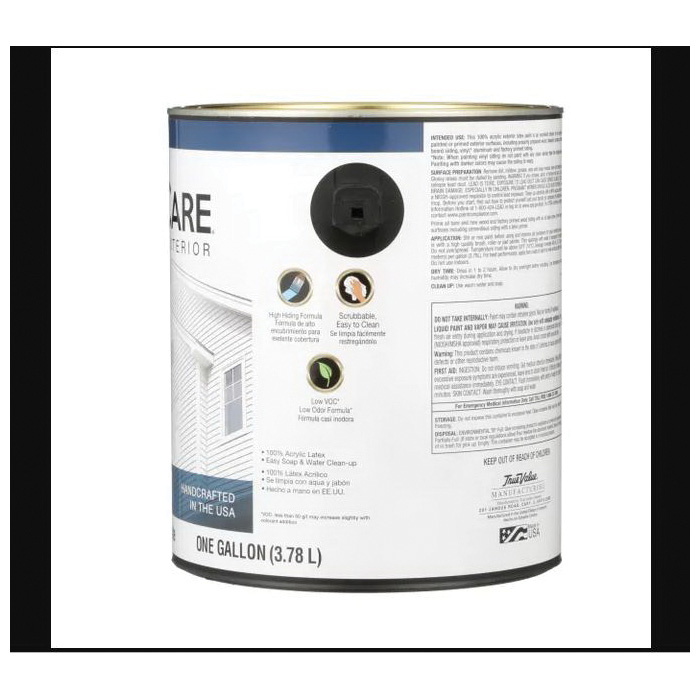 EasyCare EXSE9-GL Latex Paint, Satin, White, 1 gal