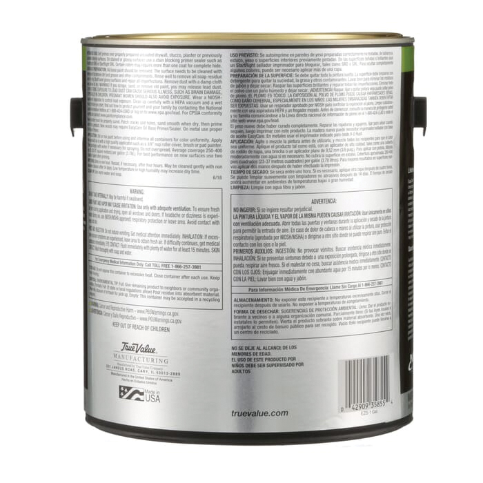 EasyCare Ultra Premium EZ Series EZS1-GL Interior Paint, Semi-Gloss Sheen, White, 1 gal