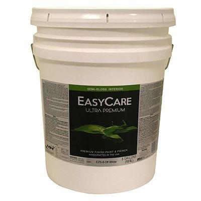 EasyCare Ultra Premium EZ Series EZS8-5G Enamel Paint, Semi-Gloss Sheen, Off-White, 5 gal, Can