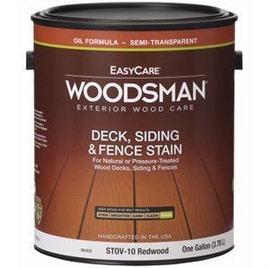 EasyCare STOV10-GAL Exterior Stain, Red, Liquid, 1 gal, Compositions: 2-Propanol