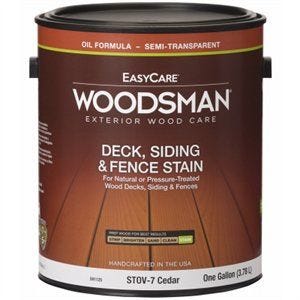 EasyCare STOV7-GAL Exterior Stain, Cedar, Liquid, 1 gal, Solvent