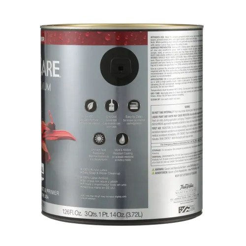 EasyCare HPXP-GL Latex Paint, Flat, Pastel Base, 1 gal