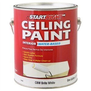 CBW-GL Ceiling Paint, Flat, White, 1 gal