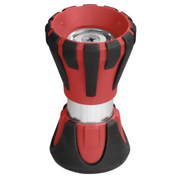 Orbit 56385 Fire Hose Nozzle, 3/4 in, Red, Rubber-Coated