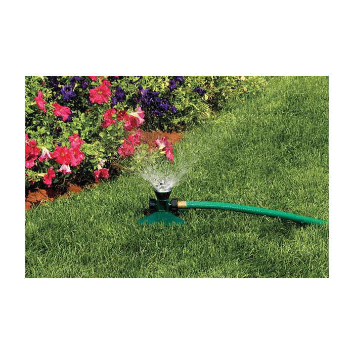 Cyclone II Rotating Sprinkler, Orbit, Swivel, 40 ft, Plastic/Zinc - 2