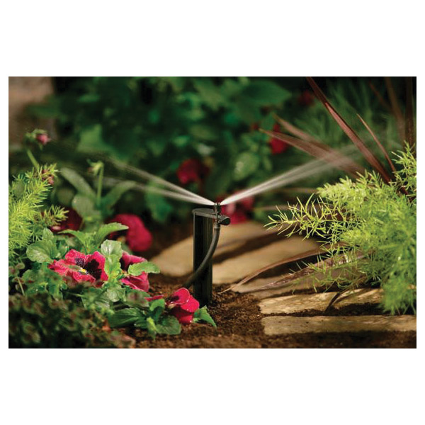 Sprinkler with Stake, Orbit, 1/4 in Connection, Barb, 2 to 10 ft, Rectangle, Strip - 2