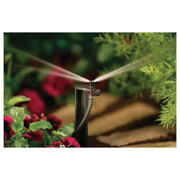 Sprinkler with Stake, Orbit, 1/4 in Connection, Barb, 2 to 10 ft, Rectangle, Strip - 3