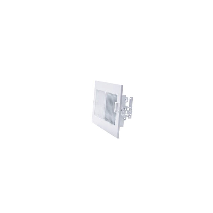 Sidewall/Ceiling Register, Accord Pro, 4in x 8 in W, 2-Way, Steel, White - 4