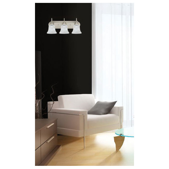 Glass Light Shade, Westinghouse, 4-1/2 in, Clear Ribbed - 2