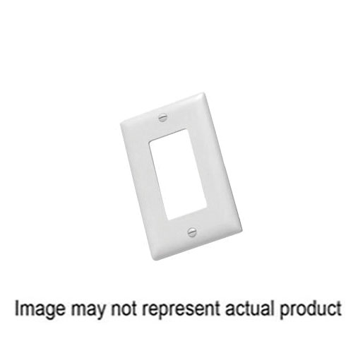 TP26CC15 Wallplate, 4.687 in L, 2.937 in W, 1 -Gang, Nylon/Thermoplastic, Brown, Matte