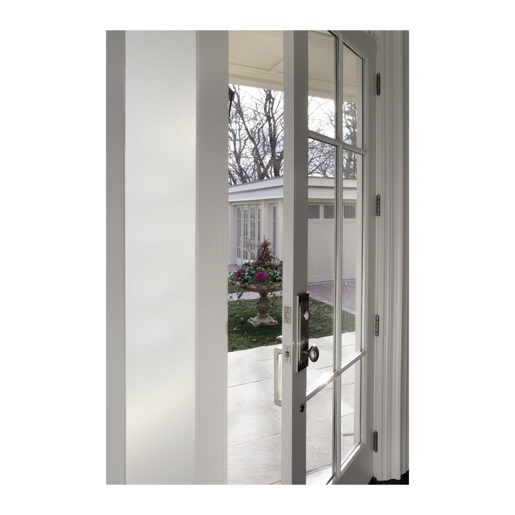 Window Film, Artscape, 83 in L, 12 in W, Vinyl, Clear - 2