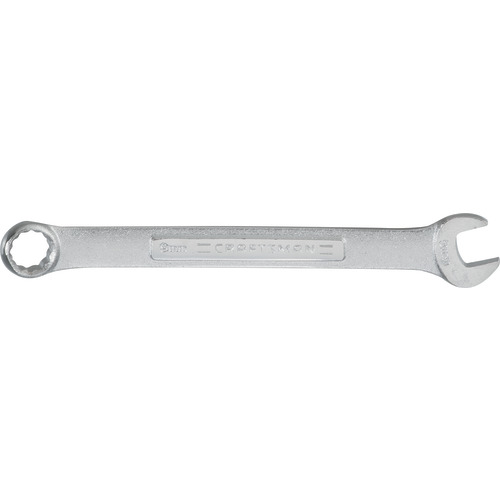 CRAFTSMAN CMMT42913 Combination Wrench, Metric, 9 mm Head, 4.3 in L, 12 -Point, Alloy Steel, Chrome - 1