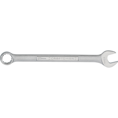 Craftsman 23mm Metric Combination Wrench - 12 Point, Chrome Finish