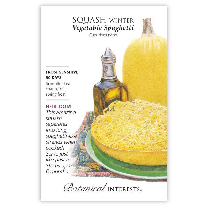 Botanical Interests 3171 Vegetable Seed, 90 days Days, Cucurbita Pepo, Squash, 3 g Pack